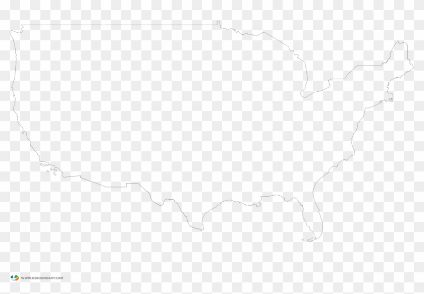 State Map Blank Vishawa Communications And Usa - Drawing Clipart #406204