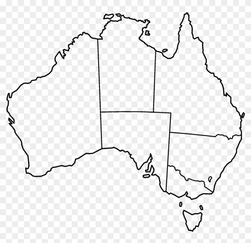 File Australia States Blank Png Wikimedia Commons In - Do Americans Think Of Australians Clipart #406292