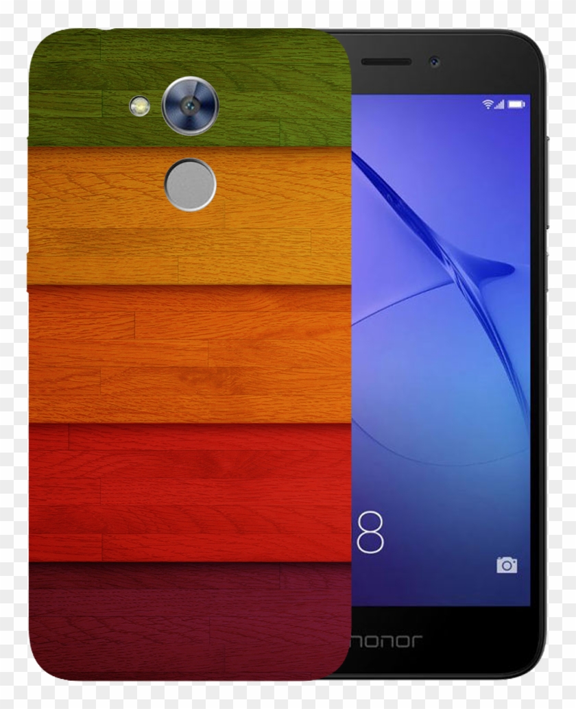 Multi Colour Strips Printed Case Cover For Honor Holly4 - Wood Clipart #406597