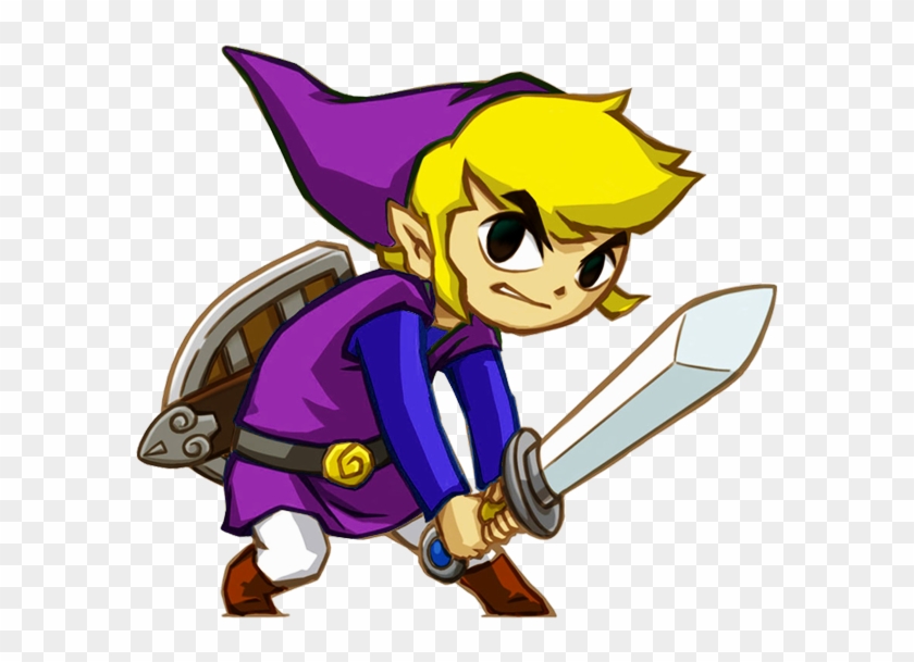 Beware The Purple Link - Legend Of Zelda Spirit Tracks Clipart #406654