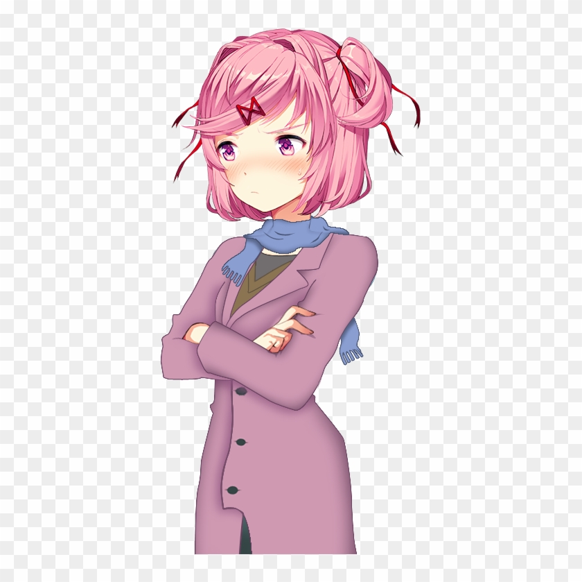 Ddlc - Doki Doki Literature Club Natsuki Poses Clipart