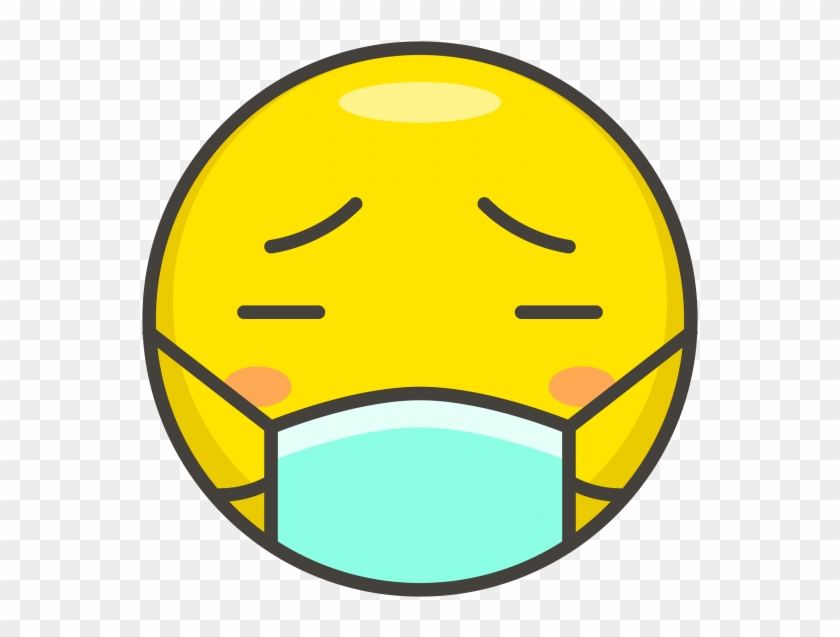 Face With Medical Mask Emoji - Emoticón Salud Clipart #406678