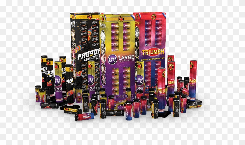 4 Inch Large Canister Shell Kit Sampler® - Model Car Clipart