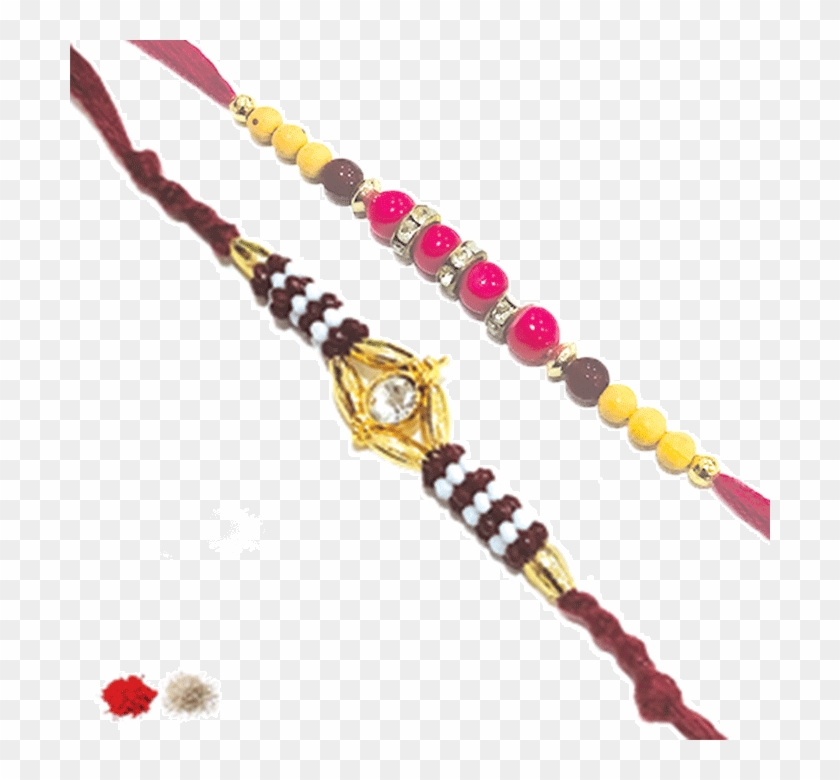Ethnic Handcrafted 2 Rakhi - Bead Clipart #407313