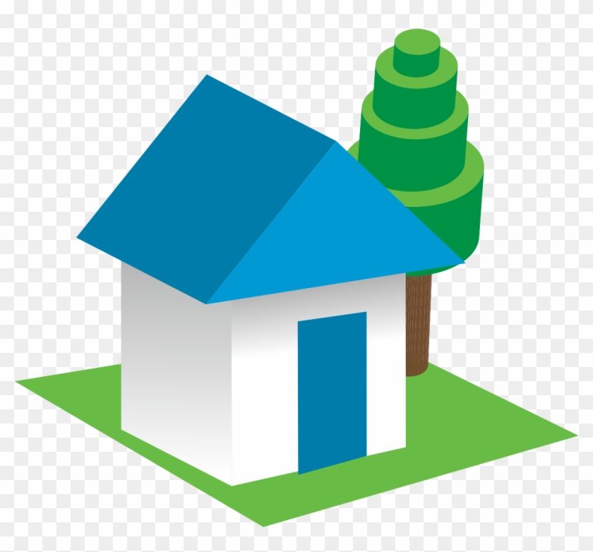 Free 3d Home Ù Ù†ø²ù„ Ø«ù„ø§ø - House Clip Art 3d - Png Download