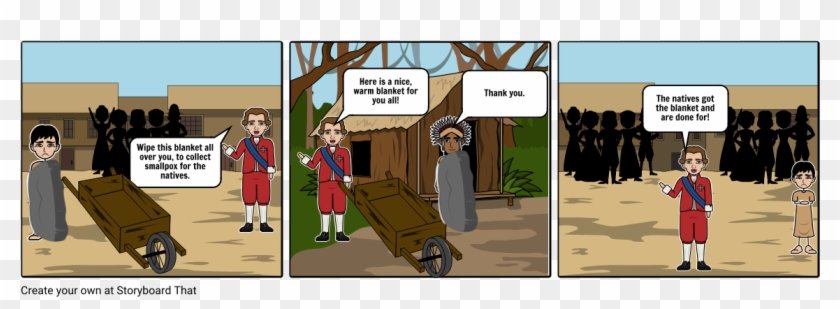 French And Indian War - Cartoon Clipart