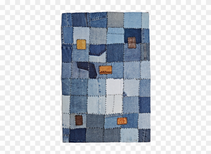 India Flag Denim Patchwork Rug - Patchwork Clipart