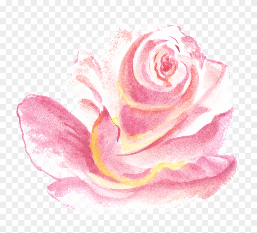Roll Heart Petals Transparent Decorative - Hybrid Tea Rose Clipart #408235