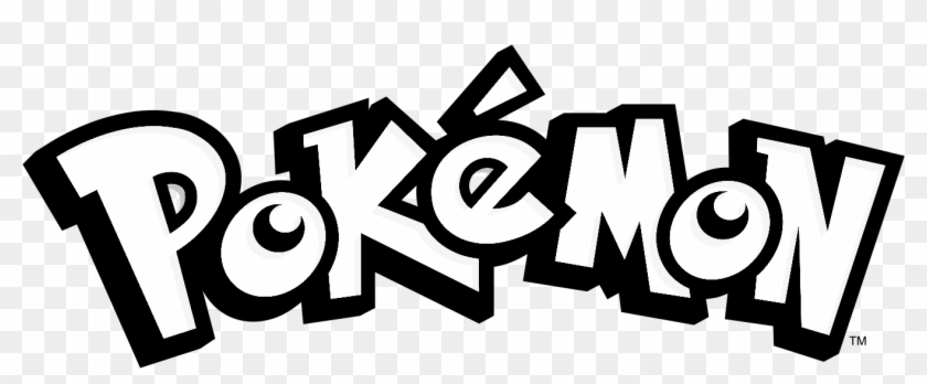 Pokemon Logo Black Transparent - Pokemon Logo Png Clipart