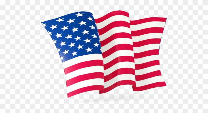 United States Flag Waving One Star Listed In American - Usa Flag Transparent Background Clipart #408677