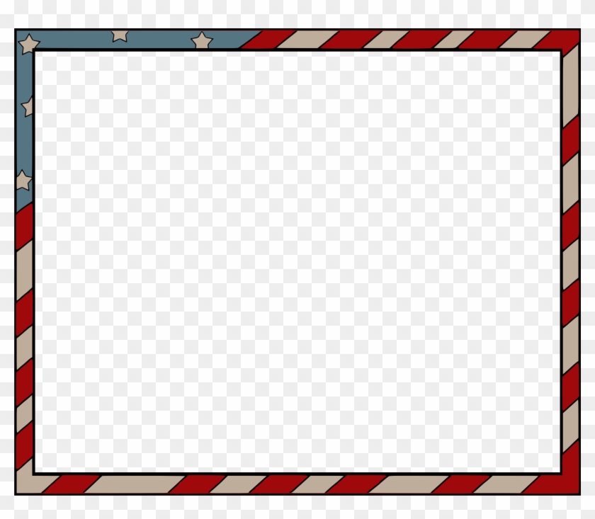 Png Freeuse Stock America Transparent Border - American Flag Border Transparent Clipart