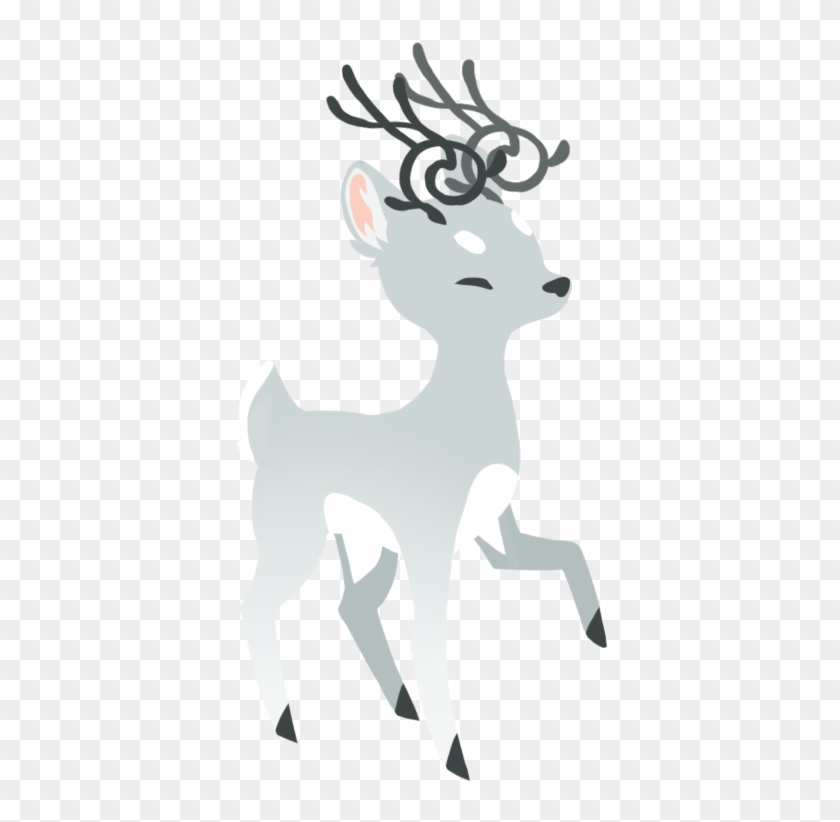Reindeer Outline Clipart - Transparent Halla - Png Download #409060