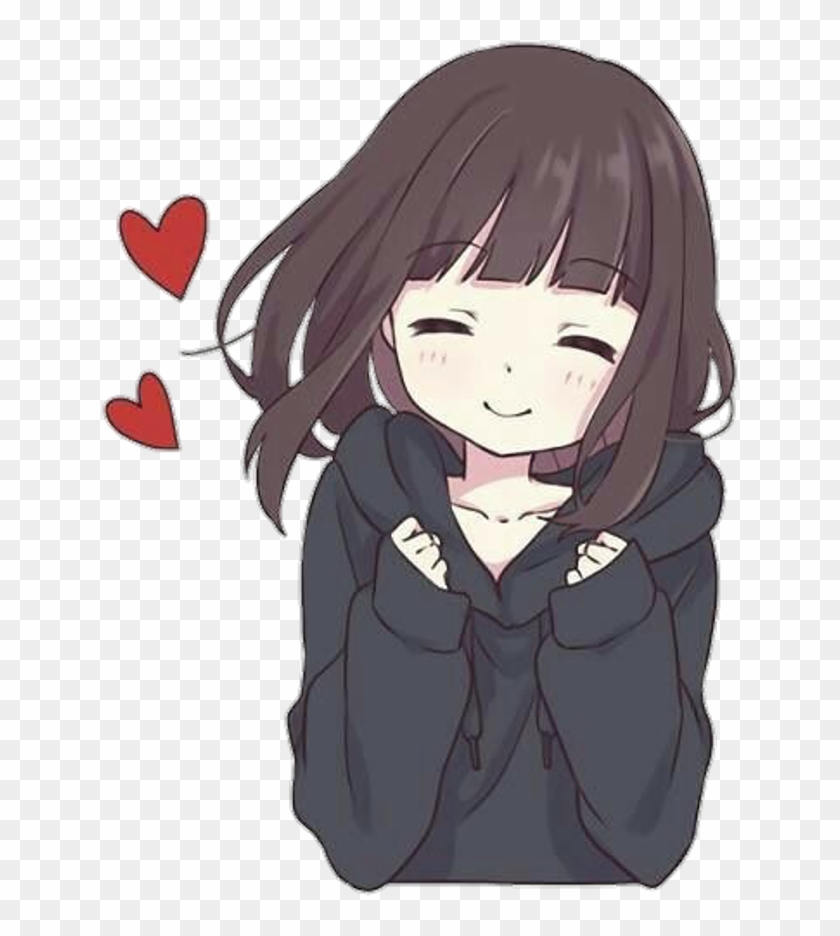 Anime Smile Transparent - Girl Anime Clipart