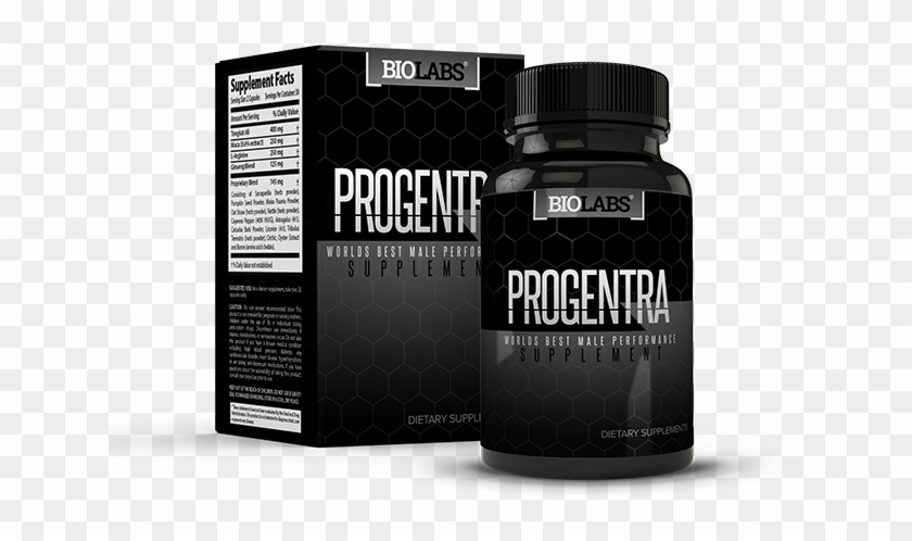 Box And Bottle Of Progentra Dietary Supplements - Progentra Pills Clipart #409517