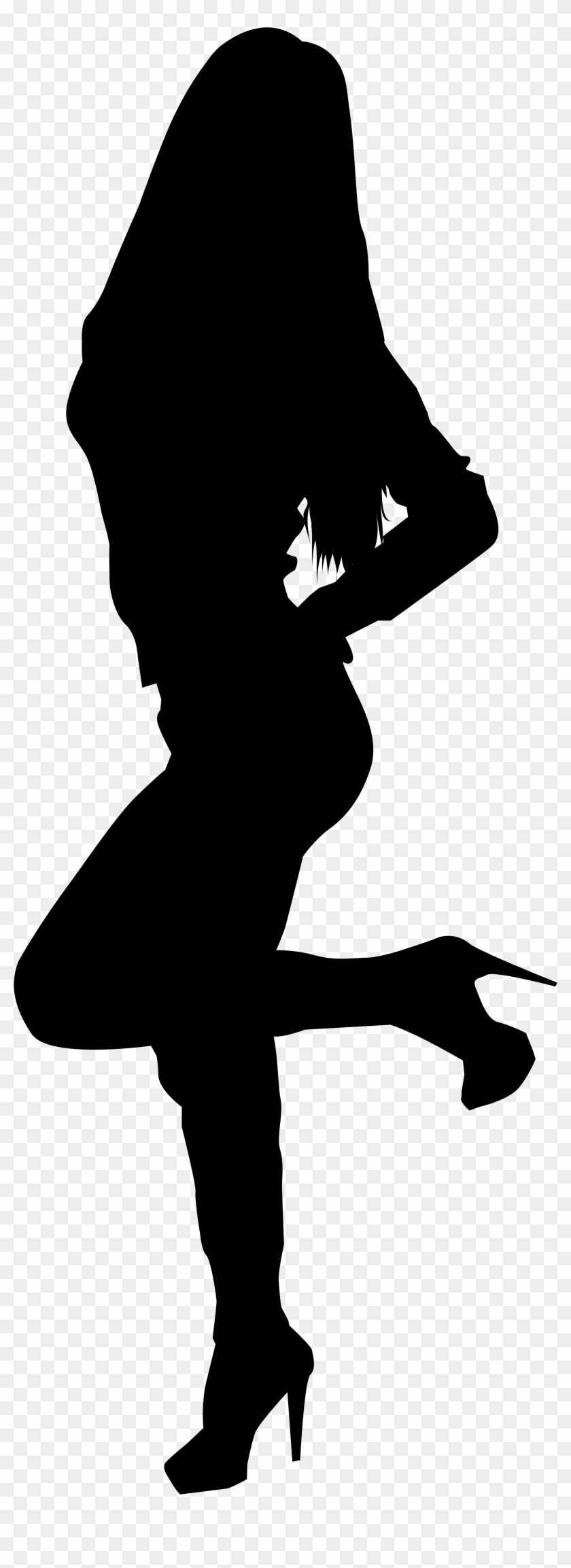 Sexy Lady Silhouette Png Clipart #409775