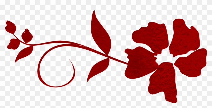 Red Polka Dot - ดอกไม้ สี แดง Png Clipart