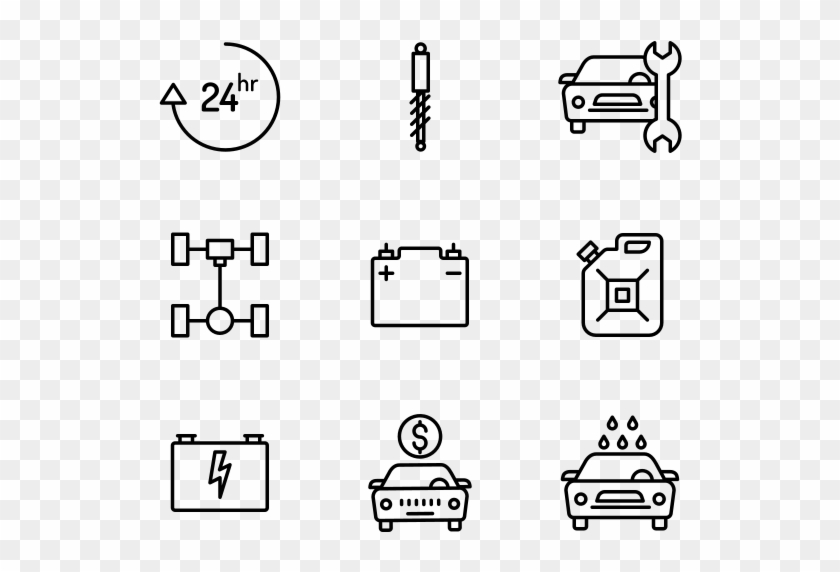 Car Service - Vector Food Icon Png Clipart