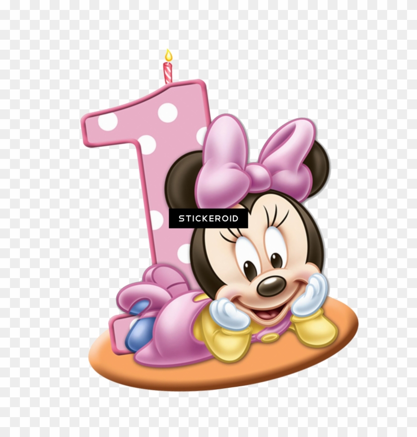 Minnie Mouse 1 Png - Baby Minnie Mouse 1st Clipart