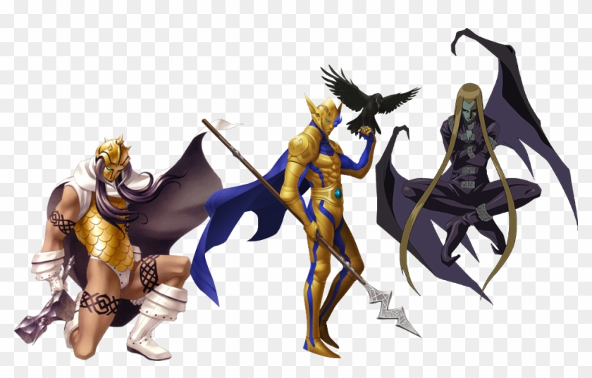 Odin, Thor And Loki ~vs~ Odin, Thor And Loki - Smt Odin Clipart