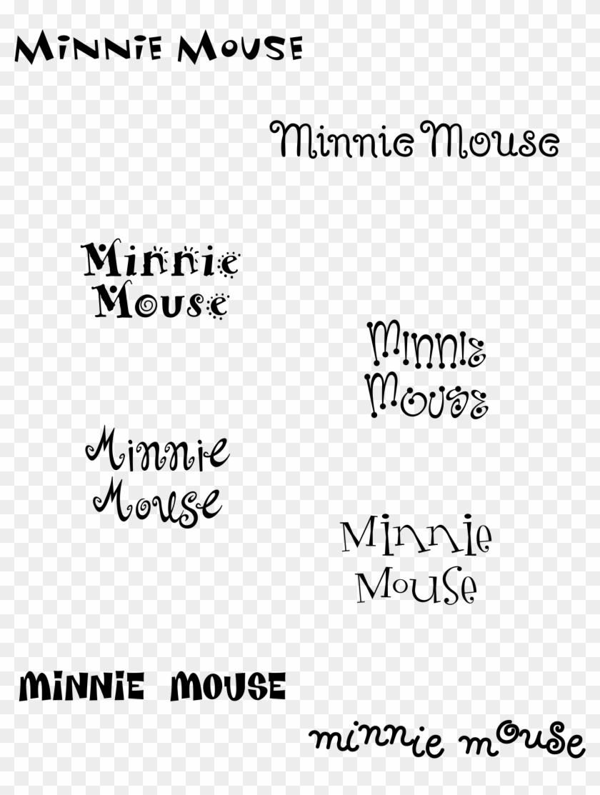 Minnie Mouse Logo Png Transparent - Mickey Mouse Clipart #4000174