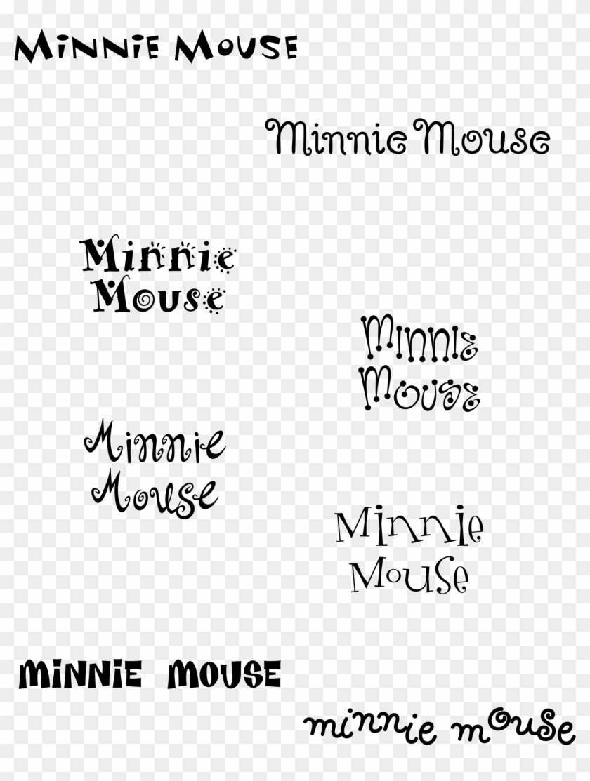 Minnie Mouse Logo Png Transparent - Mickey Mouse Clipart
