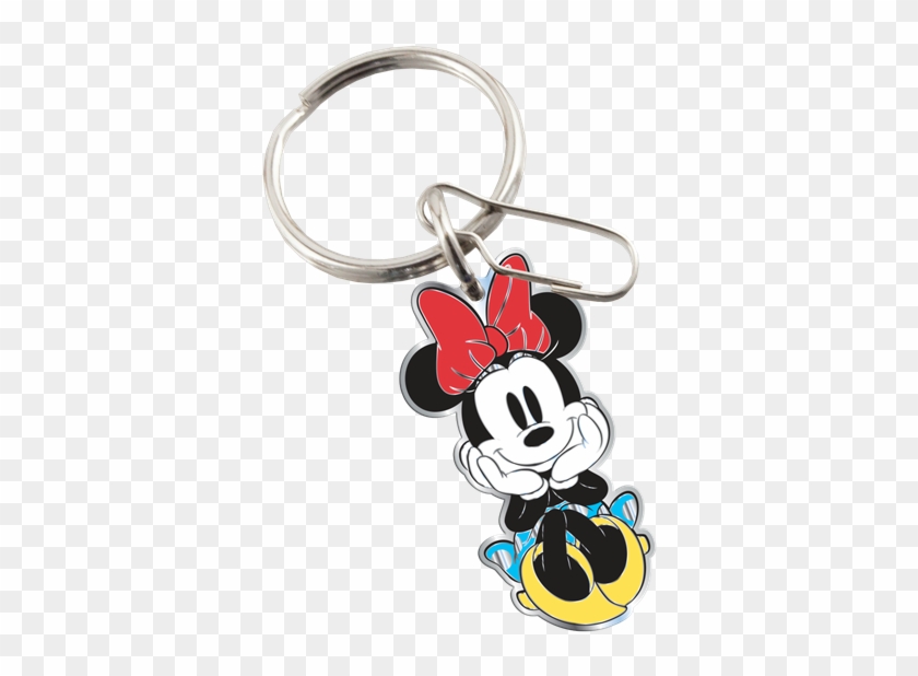Picture Of Disney Minnie Mouse Enamel Key Chain - Harley Davidson Key Chain Png Clipart #4000254