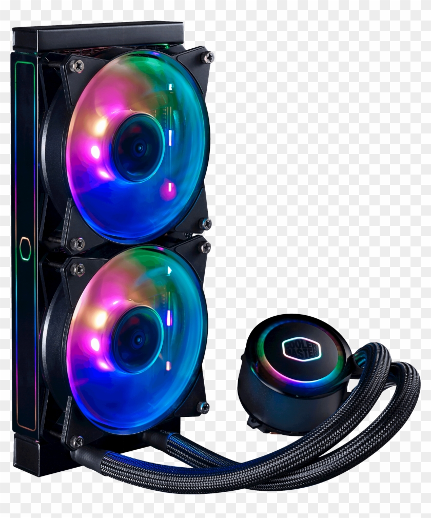 Zoom - Masterliquid Ml240rs Addressable Rgb Aio Cpu Liquid Clipart
