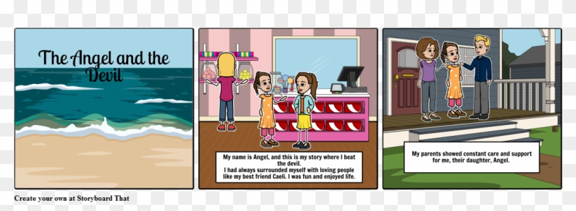 The Angel And The Devil - Bus From Percy Jackson Clipart #4000607