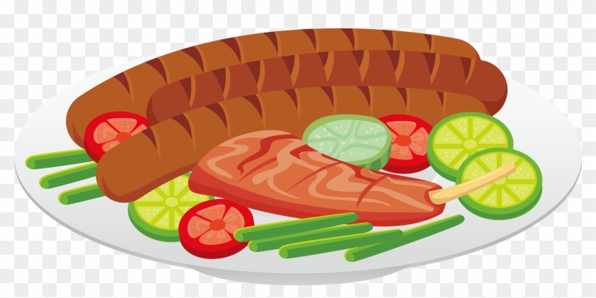 Hot Dog Sausage European Cuisine - Hot Dog Clipart #4000716