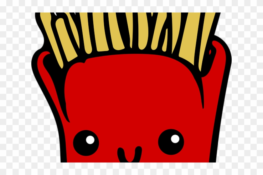French Fries Clipart Transparent - French Fries Cartoon Cute - Png Download