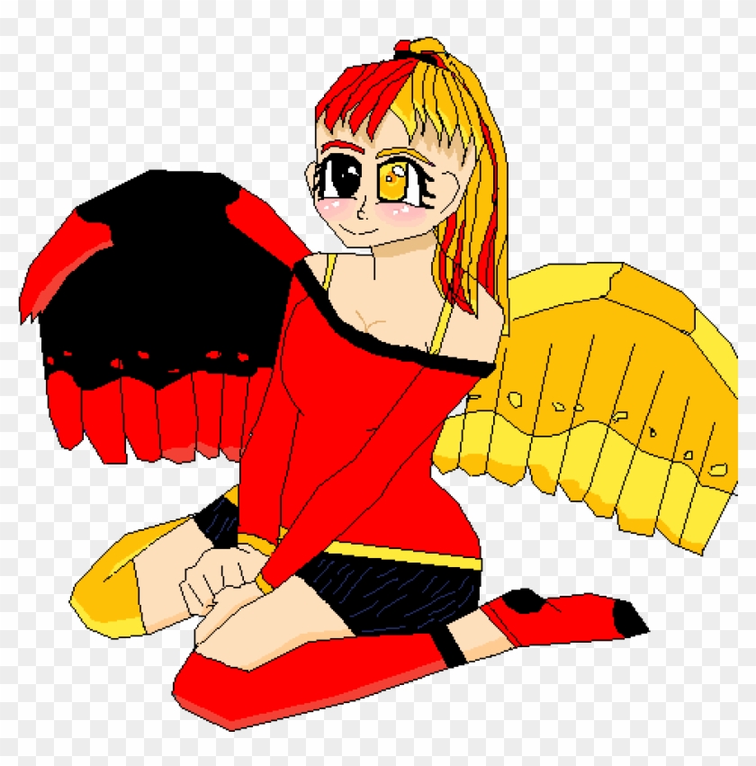 Angel Devil - Cartoon Clipart #4000993
