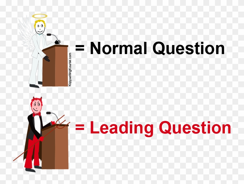Normal Question And Leading Question Angel Devil - Reading Meniscus Graduated Cylinder Clipart