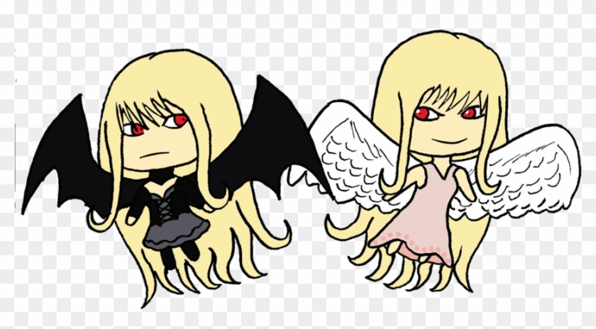 Angel Devil Png - Mischievous Angel Clipart