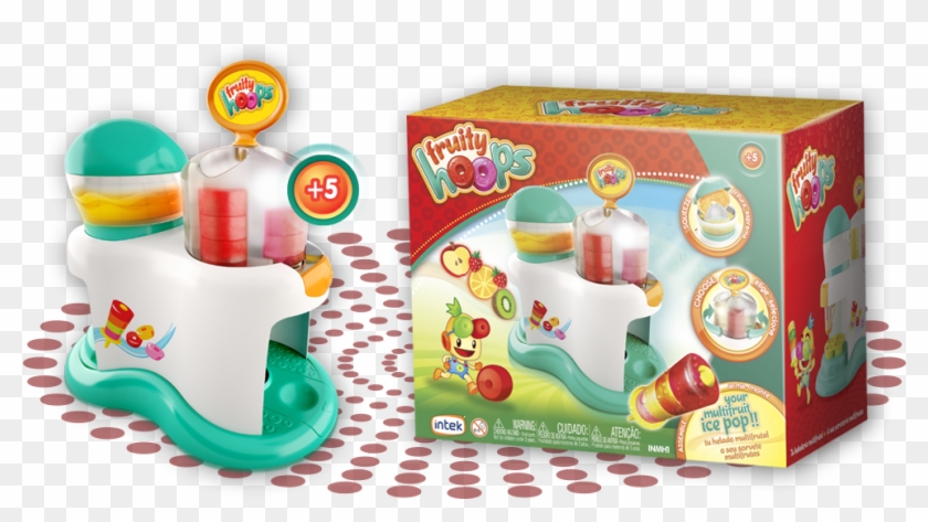 Fruity Hoops Products - Fruity Hoops Ice Pop Maker Clipart