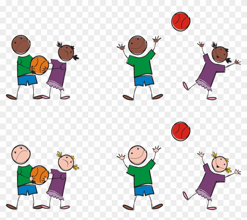 However, I Loved Playing Netball And Played It Well - Transparent Kids Playing Clipart
