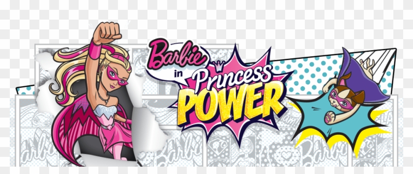 Promo Marquee Desktop Pp En Tcm718-115006 - Barbie In Princess Power Clipart #4001632