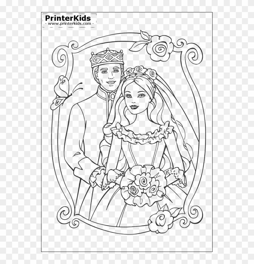 Barbie As The Princess And The Pauper Coloring Pages - Barbie Princess And The Pauper Printable Coloring Pages Clipart