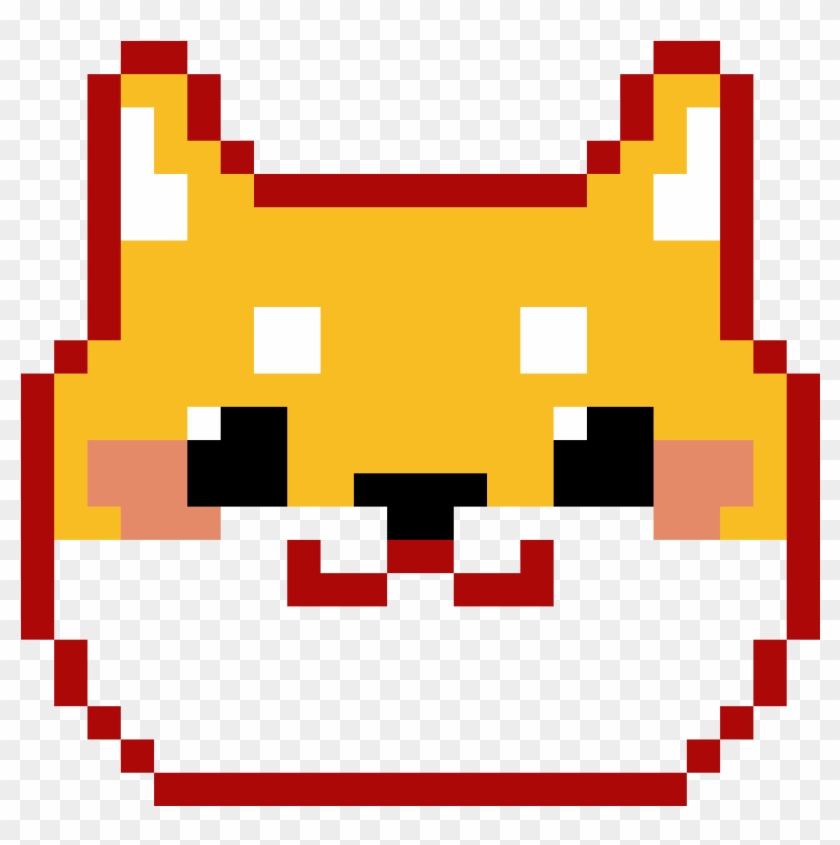 Crescent Moon Pixel Art , Png Download - Doge Pixel Art Png Clipart