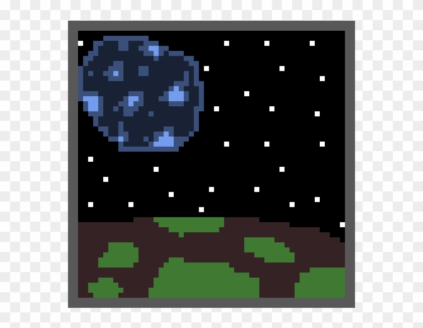 Moon From Earth - Poster Clipart #4002221