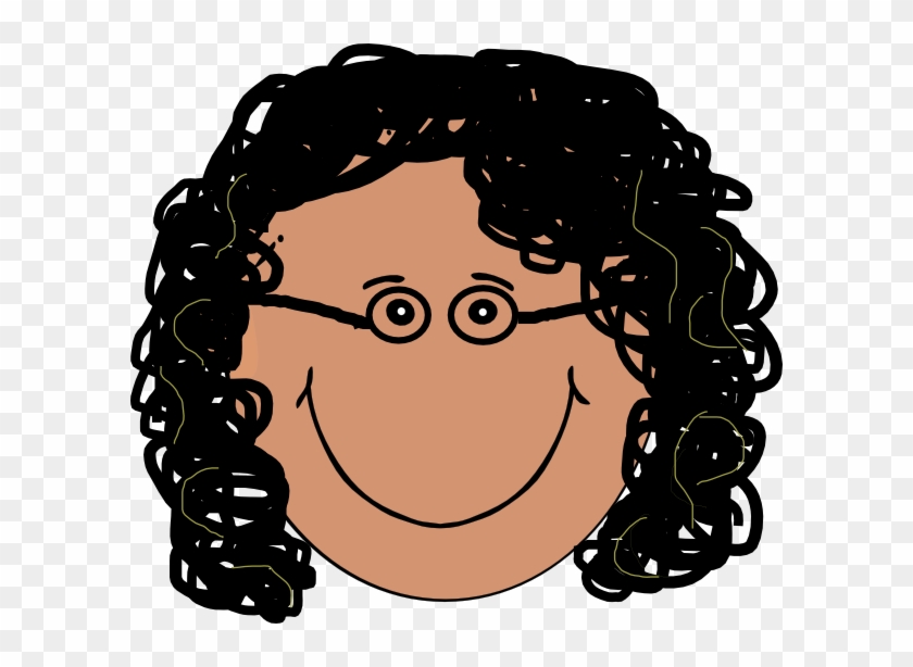 How To Set Use Brunette Teenager With Highlights Svg Clipart