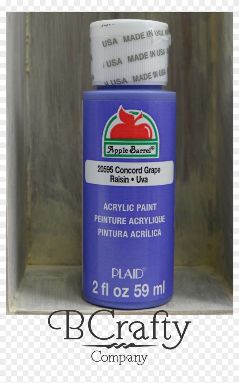 20595 Concord Grape Apple Barrel Craft Paint - Cosmetics Clipart #4002322