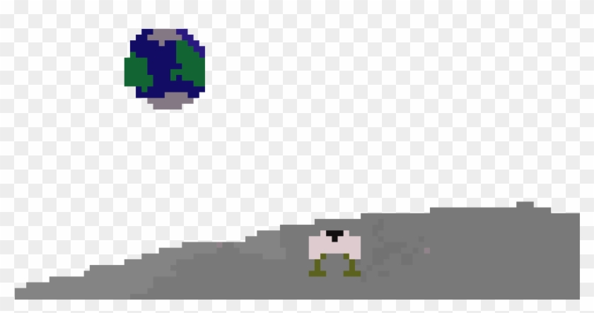 Earth And Moon - Illustration Clipart