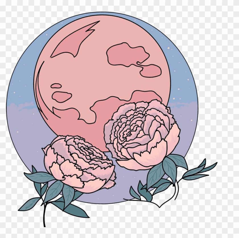 Peony Moon, 2018 Gonna Make A Pin Of This Design I - Garden Roses Clipart #4002426