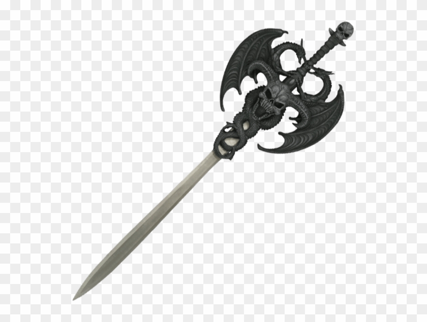 Demon Plaque Cc - Dragon Sword Clipart #4003048