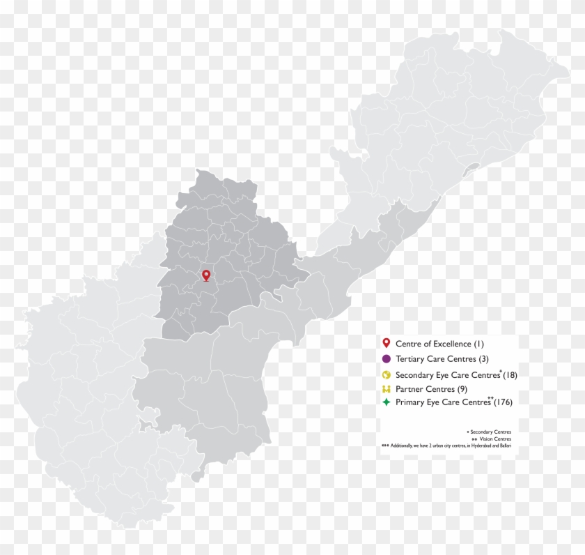 176 Vison Centres - Maharashtra Map Clipart