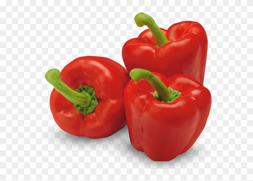 Red Bell Pepper - Red Bell Peppers Png Clipart #4003360