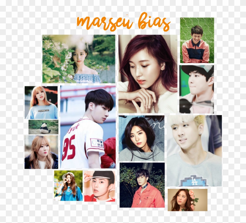 Tzuyu - Mina - Yunhyeong - Suho - Ravi - Seulgi - Hyuk - Collage Clipart