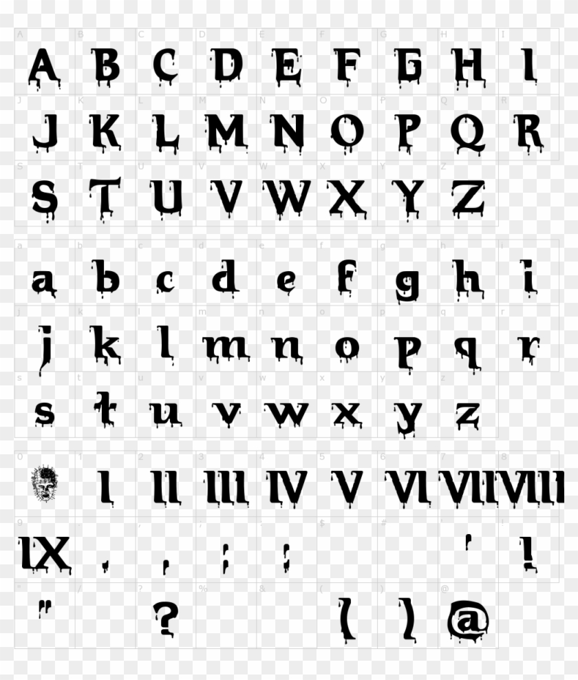 Font Characters - Gaming Font Clipart #4004188