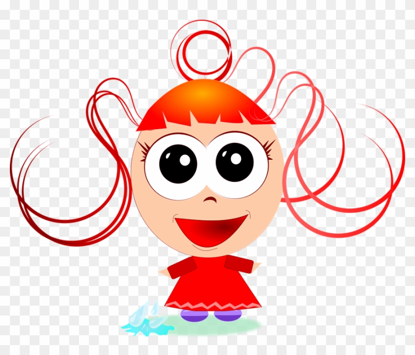 Cartoon, Cute, Girl, Kid - Little Girl Crying Png Clipart Transparent Png