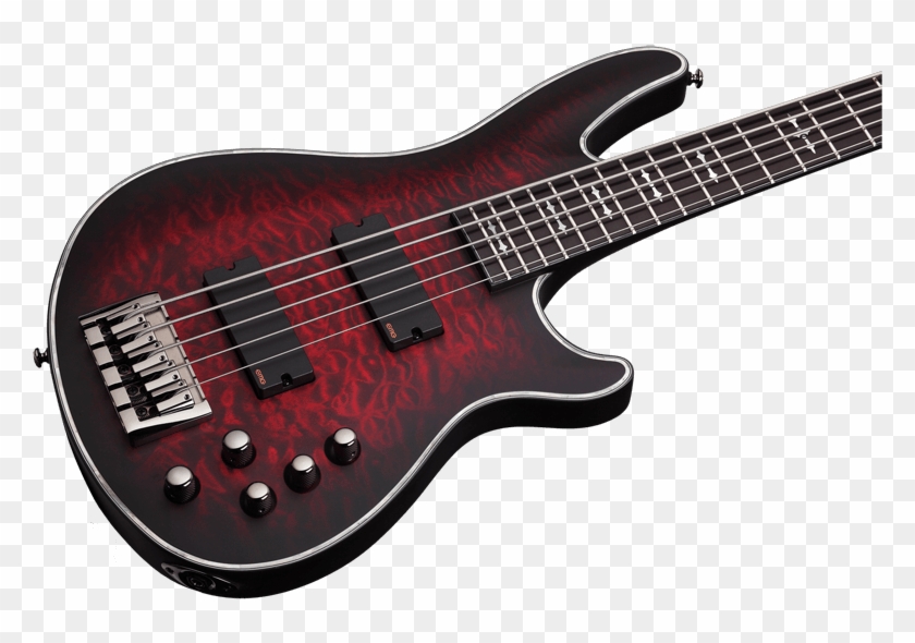 Schecter Hellraiser Extreme-5 Electric Bass - Schecter Hellraiser Bass Clipart